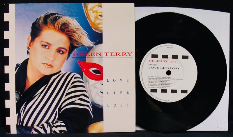 HELEN TERRY~Love Lies Lost~Jazz Soul Funk UK 45 + Picture Sleeve~VIRGIN #VS 678