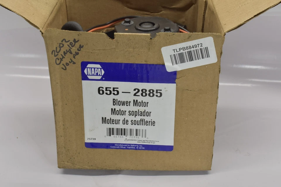 Blower Motor Fan Replacement 655-2885 for 2002 Chrysler Voyager Van Foto 2 de 4