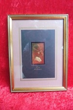 Sch&ouml;nes Bild , goldene Briefmarke , 23k Gold ,  Echnaton  !