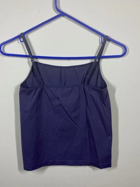 Daisy Fuentes Sin Costuras Mujer Talla S/M Gris Camisola Correas Ajustables Elásticas Foto 2 de 4