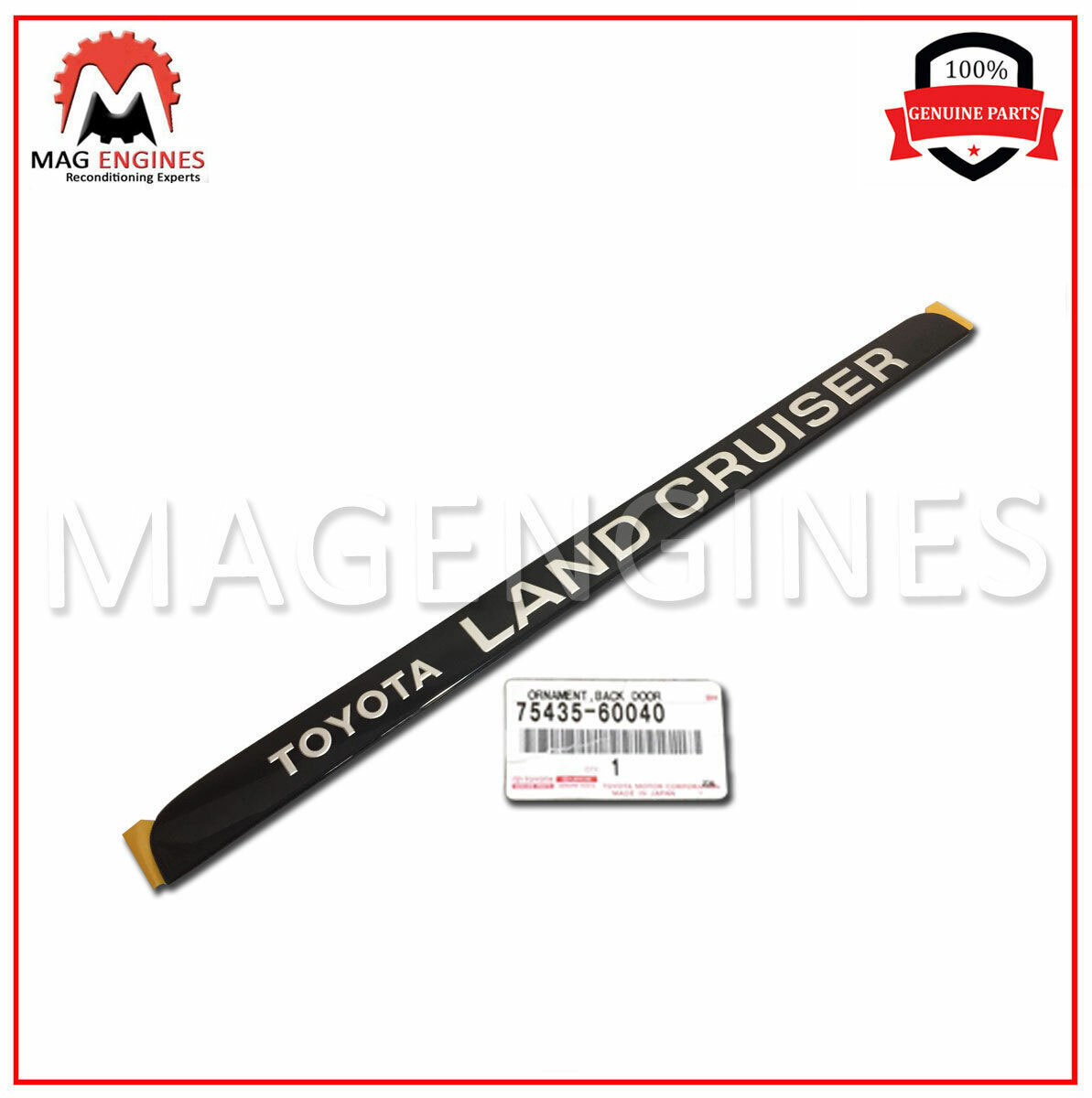 75435-60040 GENUINE OEM BACK DOOR ORNAMENT 7543560040 | eBay