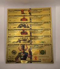 Collectible Gold Foil/Plated Marvel Avengers Bill