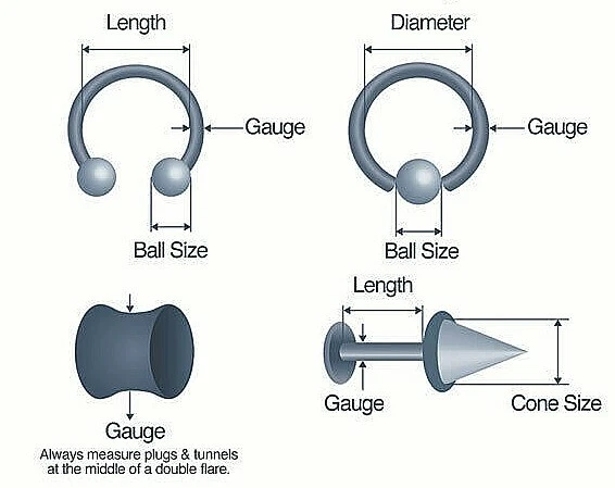 1 o Par 3-40mm Silicona Estirador Carne Túnel Tapón Expansor Grande Foto 3 de 4