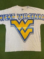 90s West Virginia Mountaineers - Vintage College Long Sleeve Large 