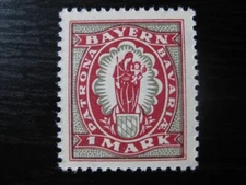 BAVARIA BAYERN GERMAN STATES Mi. #187 mint MNH stamp! CV $1.25