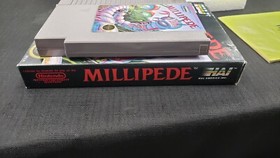 CIB MILLIPEDE NINTENDO NES VIDEO GAME COMPLETE IN BOX W/ PROTECTOR CASE