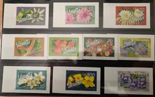 VANUATU 2006 - FLOWERS SET OF 10 - SELF ADHESIVEs - MNH
