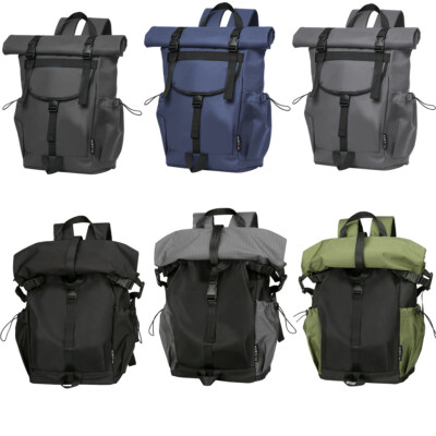 KVAYO Laptoprucksack Rolltop Rucksack Wasserdicht Herren Damen mit Computerfach