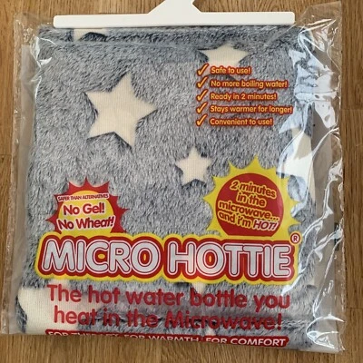 Hotties Glow In The Dark Stars Fleece mikrowellengeeignet Wärmflasche Micro Hottie