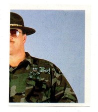 Sgt Slaughter WWF Merlin Sticker Trading Card Wrestling Wrestler WWE 1992 #233