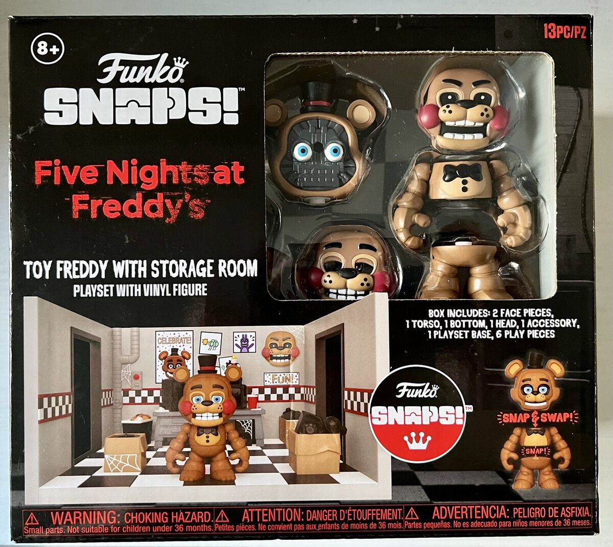 Funko Snaps!: Five Nights at Freddy's - Toy Freddy with Storage Room