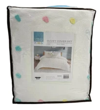 Urban Habitat Kids Full/Queen Duvet Cover Set Pom Pom 