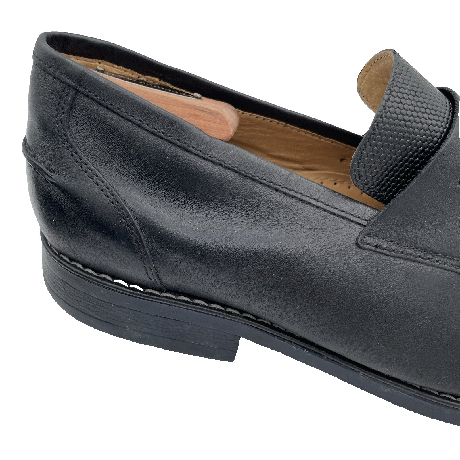 Sandro Moscoloni Maestro Black Split Toe Penny Lo… - image 6