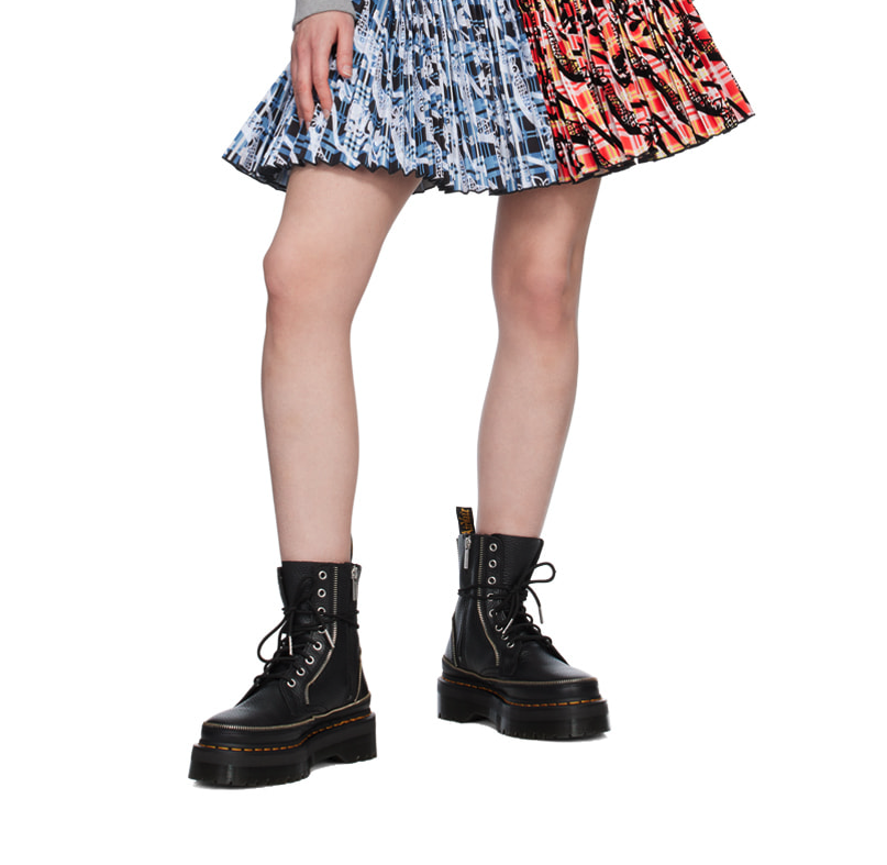 DR.MARTENS JADON QUAD ZIP MILLED NAPPA LEATHER PLATFORMS DR.MARTENS JADON QUAD ZIP MILLED NAPPA LEATHER PLATFORMS