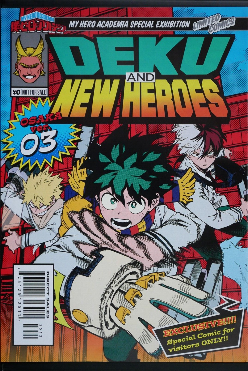 My Hero Academia Special Exhibition Limited Comic Deku And New