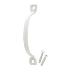 2 Pack Everbilt 4-1/2 inch White Hand Pull Gate Cabinet Door Pull Handles 15094