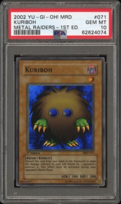 PSA 10 - Yu-Gi-Oh Card - MRD-071 - KURIBOH *1st Edition* - GEM