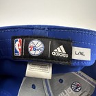 Philadelphia Sixers Basketball Adidas NBA Hat Blue Fitted L/XL — photo 6