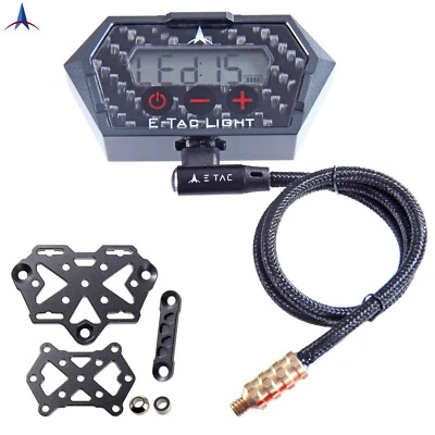 E-Tac Light Compound Bogenvisier Licht 8-32 15 Stufen Wiederaufladbar BT Auto On/OFF - Bild 1 von 4