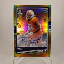2020 PANINI DONRUSS OPTIC DARRELL TAYLOR #136 ROOKIE BRONZE PARALLEL AUTO