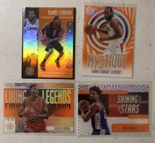 2019-20 Panini Illusions Acetate Orange Lot Kawhi Leonard Mystique Embiid Pippen