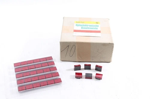 2 x Lichtschacht Siebensegment Anzeige WF VQE 12 E T9 rot
