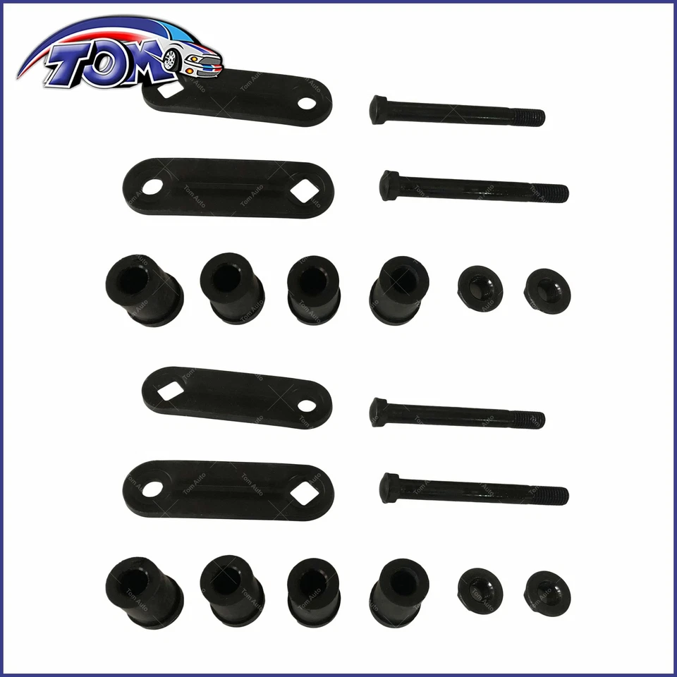 Kit de grilletes de resorte de hoja delantera de 2 piezas para Chevy GMC K10 K20 K30 1973-1987 Jimmy Foto 3 de 3