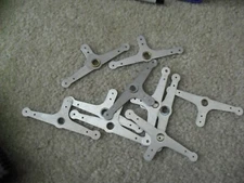 Lot of 10 New Old Stock R/C Airplane 3 1/4" Wide Bell Crank Brackets