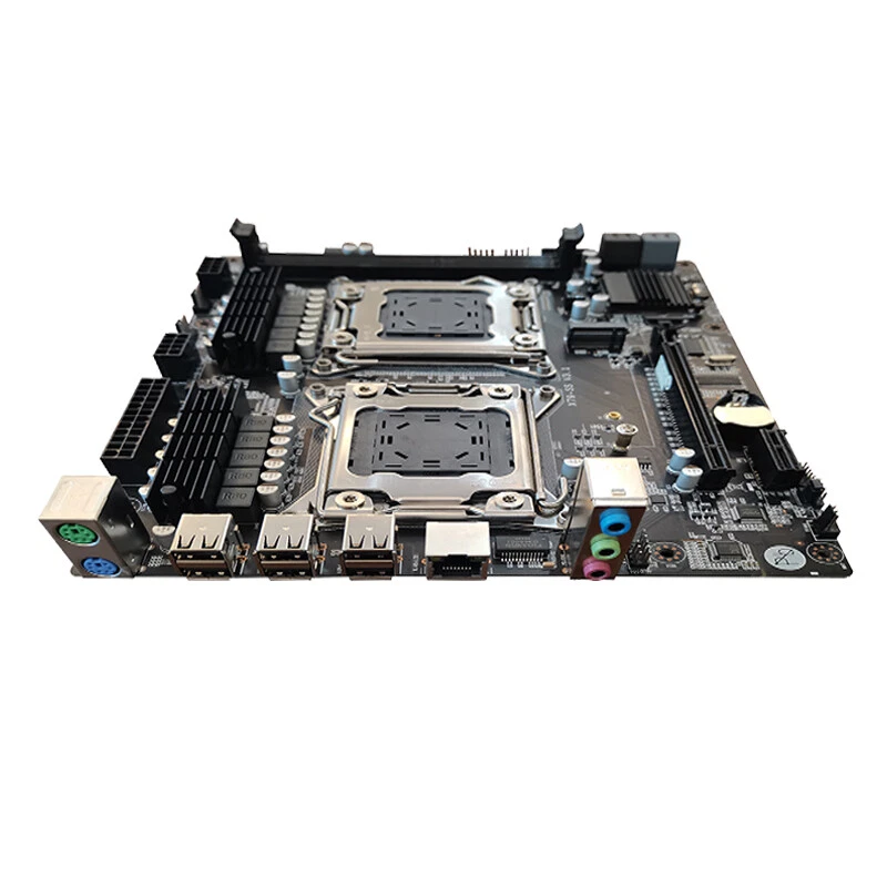 MATX dual socket LGA2011 X79 motherboard Intel chipset C602 Xeon E5 2600 v1 v2 - Image 3 of 4