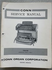 ORIGINAL Conn Organ Service Manual Model 651