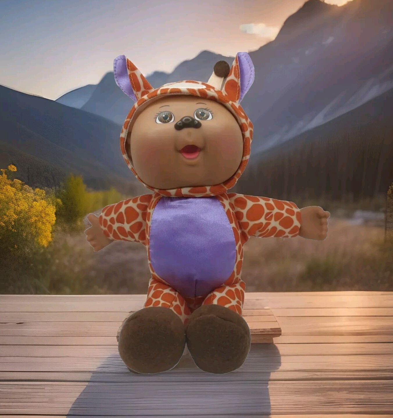 Cabbage Patch Kids Zoo Friends Giraffe Plush Stuffed Animal 