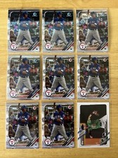 DIOSBEL ARIAS - Lot of (10) cards - Topps Bowman 2019-2021 Rangers