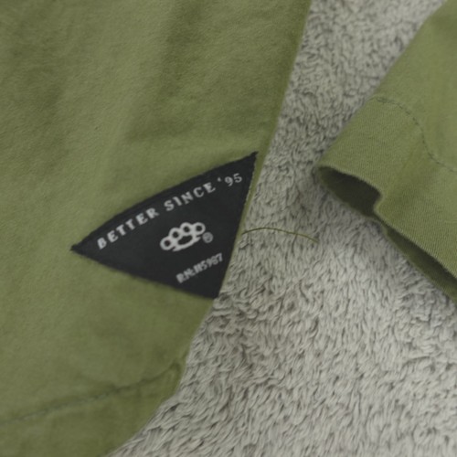 10 Deep Shirt Mens Medium Olive Green Military Patch Streetwear - Picture 13 of 19