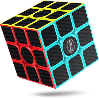 Original Speed Cube 3X3X3, Fast Magic Cube for Kids, Smooth Carbon Fiber Cubes,