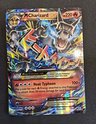 Pokémon M Charizard EX 12/83 Generations Holo Rare 220HP Heat Typhoon ENG 2016