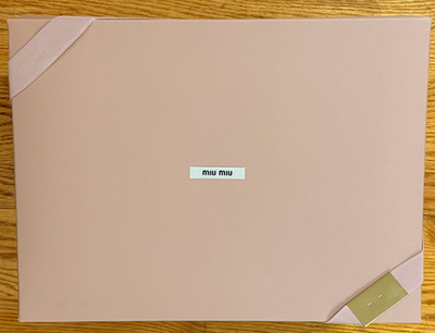 MIU MIU EMPTY BOX 16.25