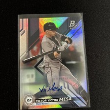 2019 Bowman Platinum Wal-Mart Top Prospects Victor Victor Mesa #TOP-11 Autograph