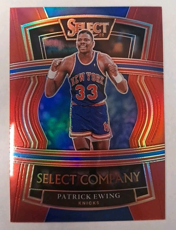 2021-22 Panini Select - Patrick Ewing #19 - Red Prizm Select Company Insert