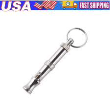 Dog Training Whistle Ultrasonic Adjustable High Pitch Call Recall Stop Barking