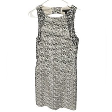 Banana Republic Sleeveless Black & White Sheath Dress – Size 4 (NWOT)