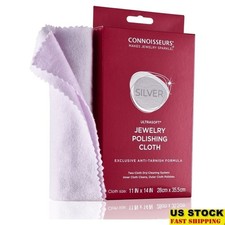 Silver Polishing Cloth UltraSoft Jewelry Cleaner Anti-Tarnish Buffing System New