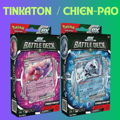 Pokemon EX Battle Deck CHIEN-PAO / TINKATON - English - Sealed Ready To Play  