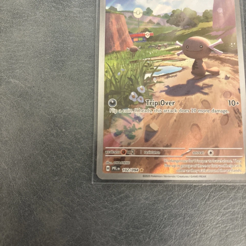 Paldean Wooper #102/094 Pokemon Phantasmal Flames PRELEASE 11/14 - Image 3 of 4