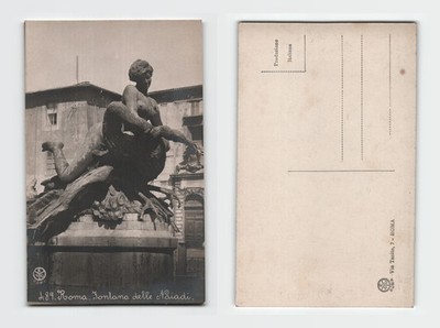 AK - Brunnen der Najaden Rom Italien Fontana delle Naiadi UNBESPIELT