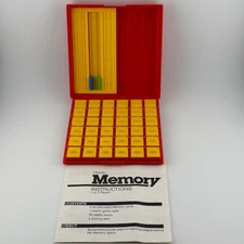 Vintage 1988 Milton Bradley Travel Memory Game Made in USA
