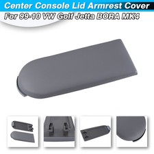 Fits 1999-2010 Volkswagen Beetle Center Console Armrest Lid Cover Gray Leather