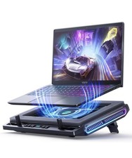 llano V10 Gaming Laptop Cooling Pad, RGB Laptop Cooler Stand 4.72  External Fan