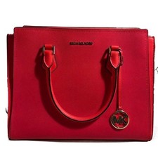 Michael Kors Hope Large Saffiano Leather Satc...