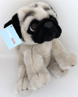 Mops Kuscheltier Stofftier PlüSch Sitzend Hund Tierfreund