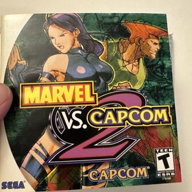 Marvel vs. Capcom 2 Sega Dreamcast Complete Authentic Tested W/reg Card CLEAN